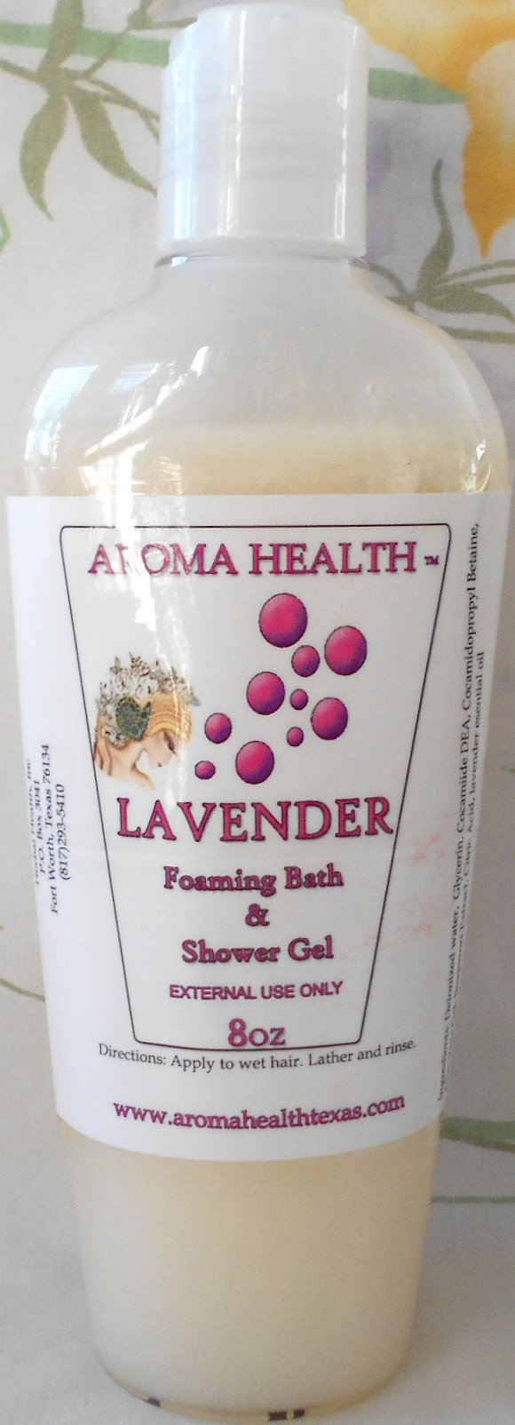 Lavendar Pearlescent Body Wash - Aroma Health Texas